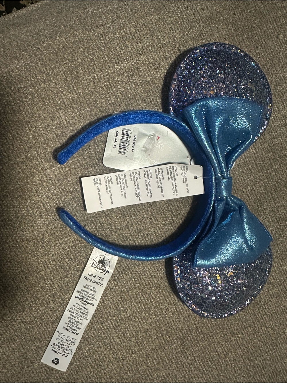 Disney Minnie Mouse Ear Headband – Wishes Come True Blue